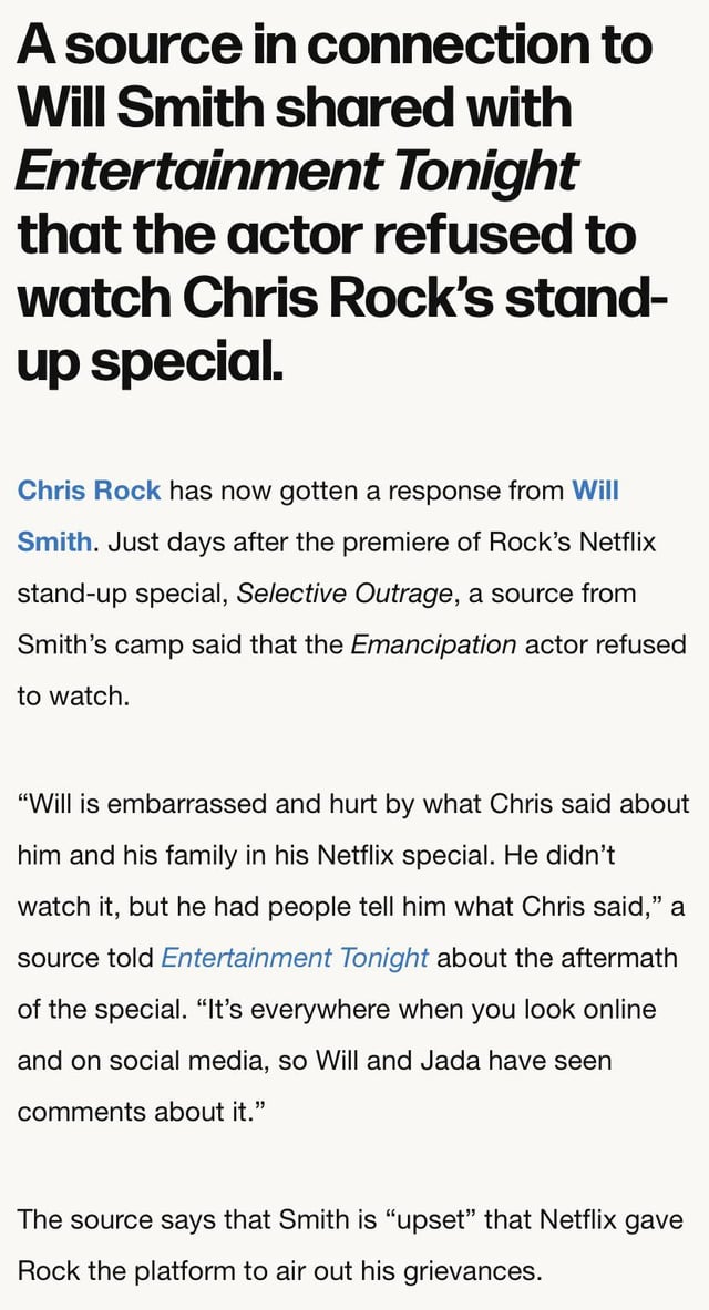Why Will Smith Told Chris Rock to Look Away Find Out Now