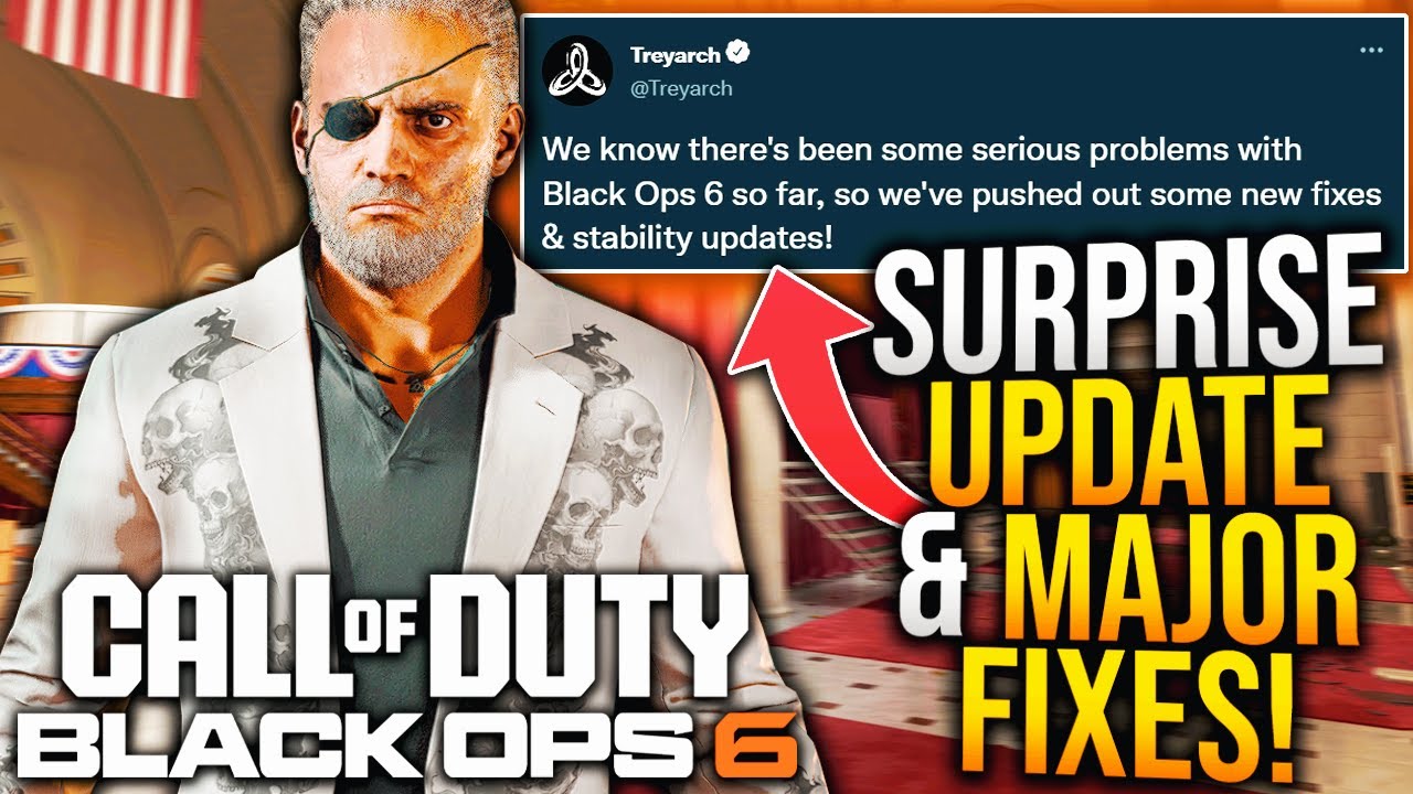 bo6 update patch notes bug fixes list know what problems got solved!