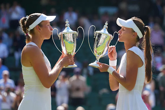 Classic Images of Wimbledon Finals and Trophy Celebrations to View Now