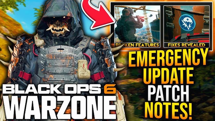 bo6 update patch notes bug fixes list know what problems got solved!