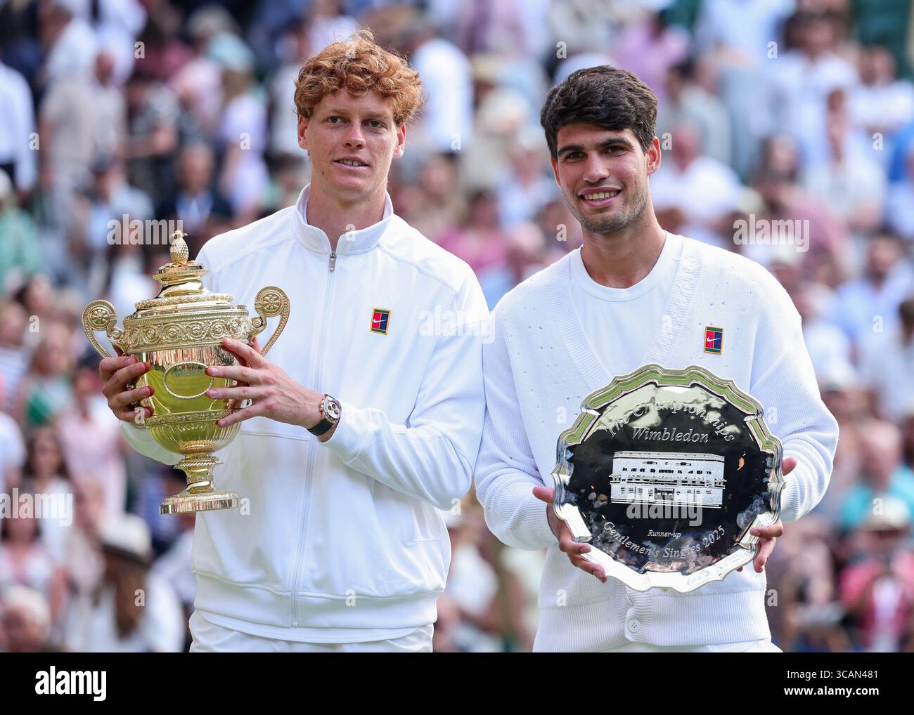 Classic Images of Wimbledon Finals and Trophy Celebrations to View Now