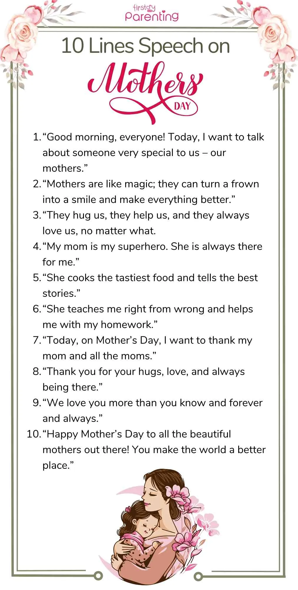 short speech on mom for beginners simple heartfelt examples