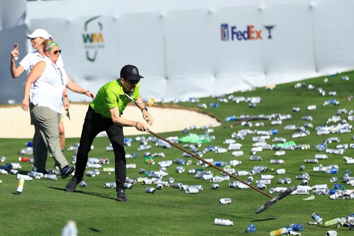 Golf tournament beer throwing explained find out why fans love it so much