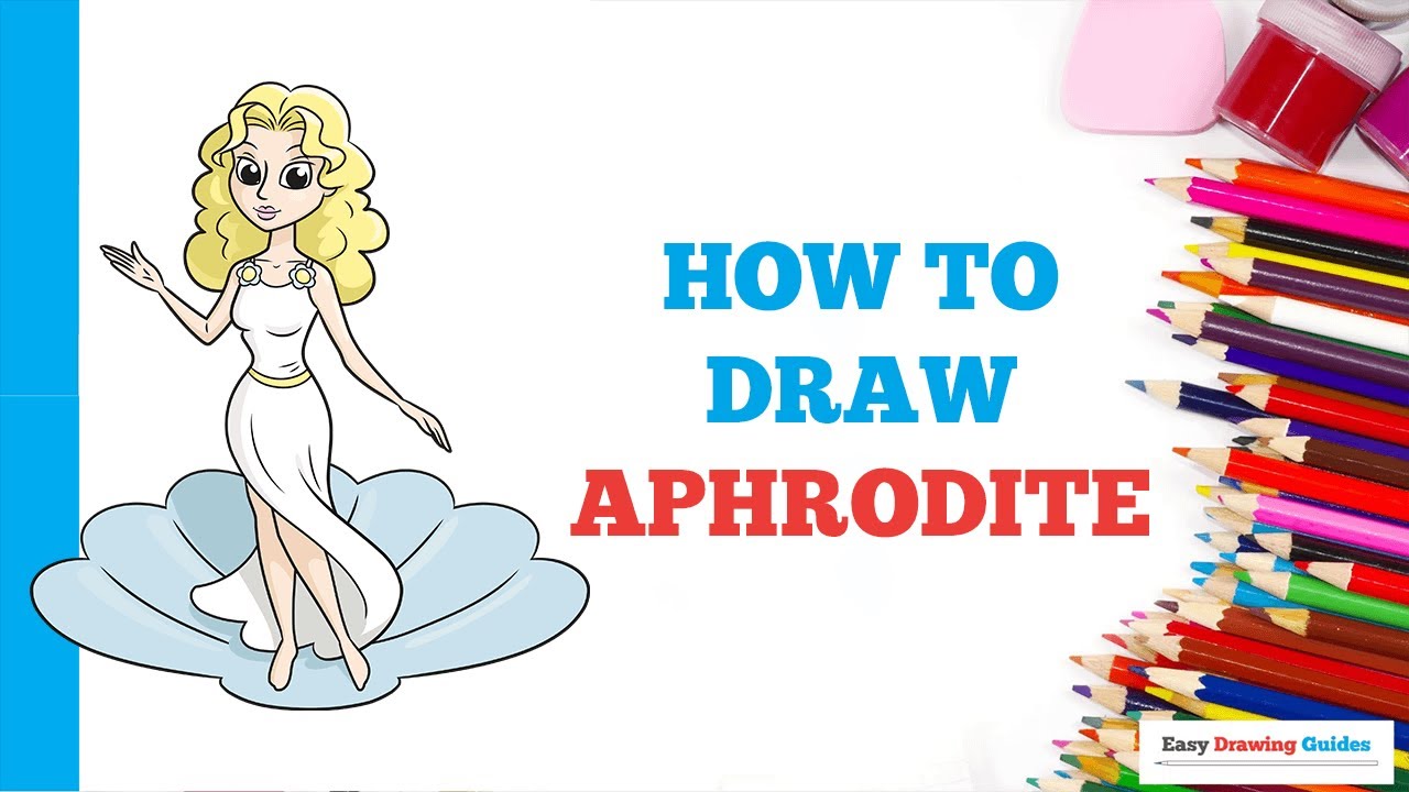 How to draw Aphrodite Fortnite concept art 5 simple steps