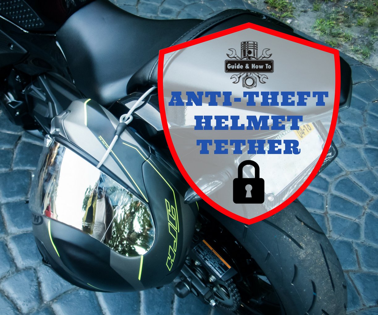 Lock for motorcycle helmet installation made easy step by step guide.